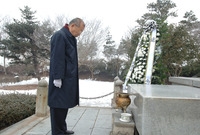 2006년 신년 충혼탑 참...