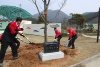 제61회 식목일 기념 식수...