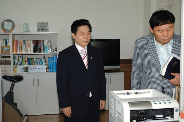 황룡면 필암리 보건진료소 방문