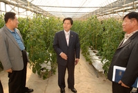 남면 시설하우스 농가 방문...