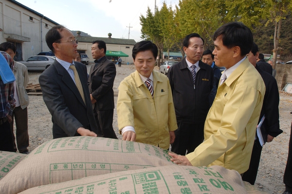 2006년 황룡면 추곡수매 현장