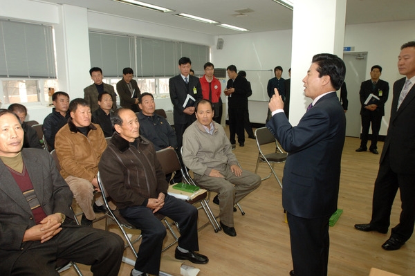 황룡면 이장과대화
