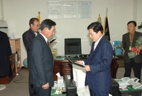 환경미화원 퇴임식