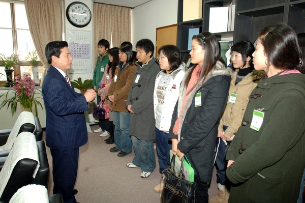 2006 청소년 직장체험 연수생 격려