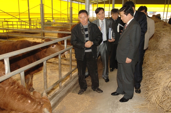 2007년도 군민과의 대화 (장성읍 상오3리 우지마을 축산단지 방문)