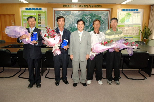 환경 미화원 퇴임식