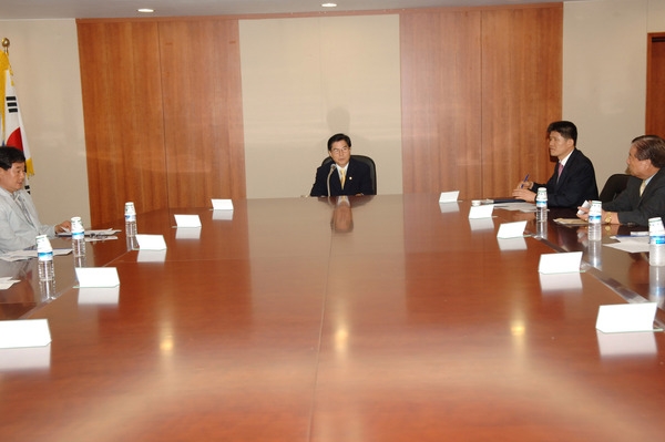 택시업체 대표와 간담회
