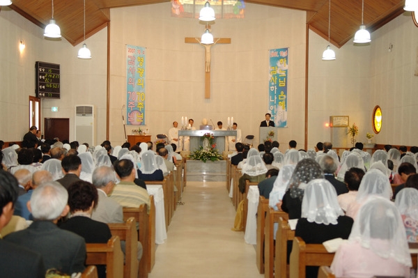 장성성당 70주년 기념미사