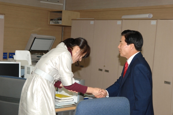 제35대 유두석군수 퇴임식(실과순시)