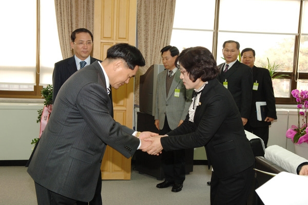 제36대 장성군수 취임 간부 공무원 신고