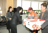 설맞이 환경 미화원 격려