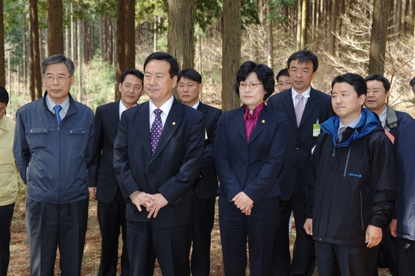 하영제 산림청장 우리군방문