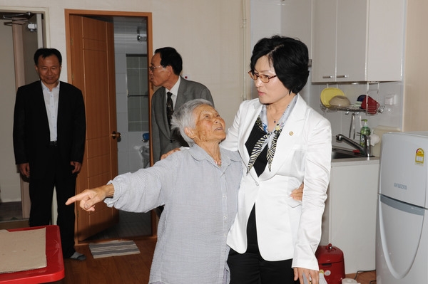 독거노인 사랑의집 점검 방문