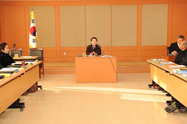 2012년 1월중 이장회의(동화면)