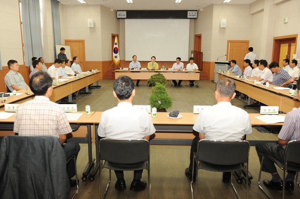 친환경농업 추진사항 중간점검 및 대책 협의회