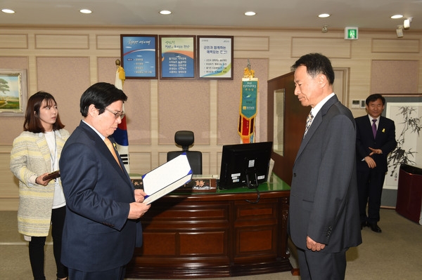 김용화 문화관광 과장 퇴임식