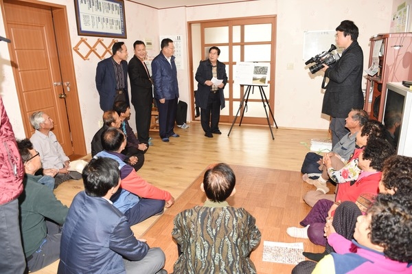 주민편익사업 현장방문(진원면 수촌마을)