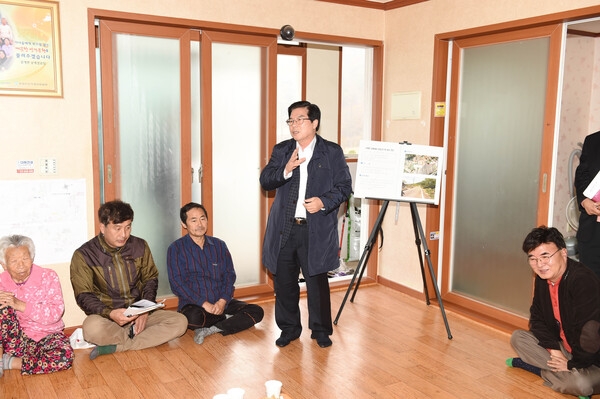 주민편익사업 현장방문(삼계면 남계마을)