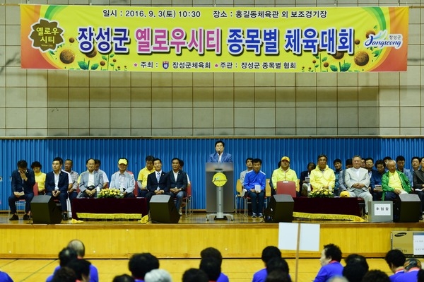 장성군 옐로우시티 종목별 체육대회