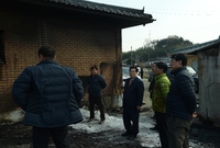 삼계면 화재 현장 방문