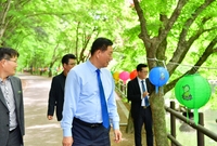 외국교수진 백양사 탬플스테...