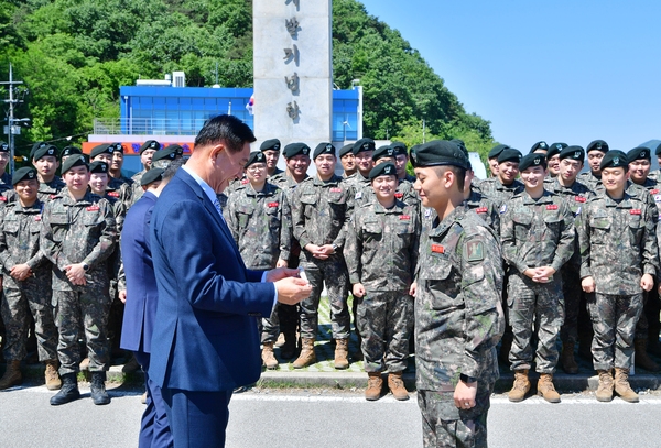 상무대 교육생 문화탐방  격려