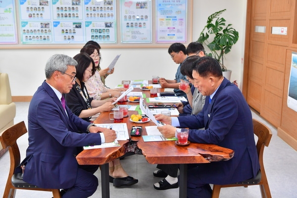 남면 분향초등학교 방문
