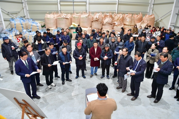 황룡면 하누리영농조합법인 방문