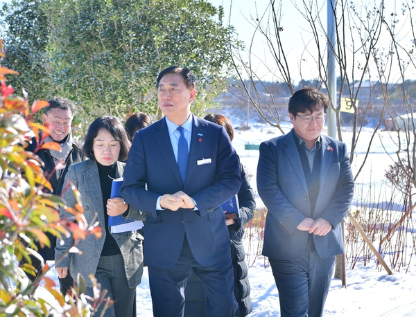 삼서면 사업 현장 방문