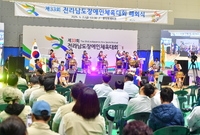 군수님 황룡정원 방문