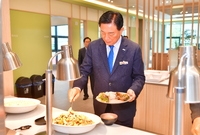 첨단로컬푸드 장성한상 시식...