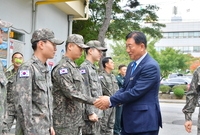 예비군 지역대 시설위문