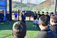 강원 원주고 야구팀 전지훈...