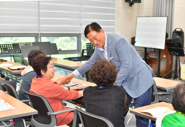 제35기 장성군 노인대학 군수님 강연