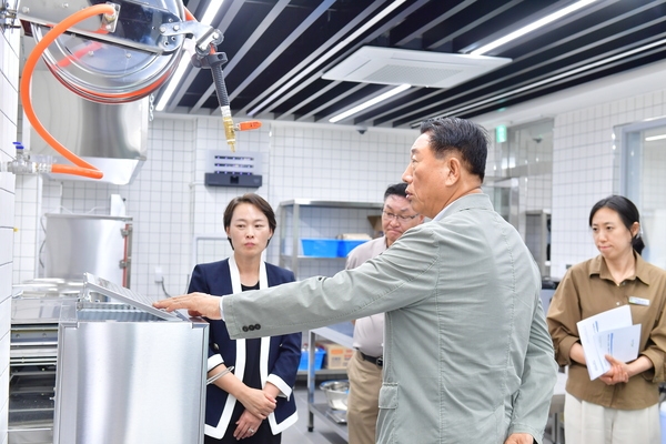 장성 미식산업진흥원 점검