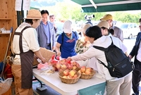 장성호 수변길 마켓 개장식