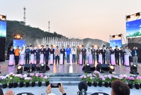 홍길동무꽃길축제 현장
