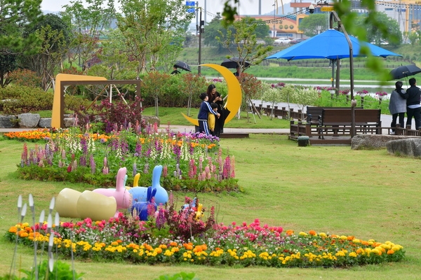 황룡강 꽃길 축제