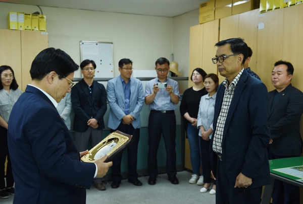 경관도시과 김광종 주무관 퇴임패 전달식