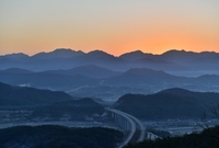 축령산 일출