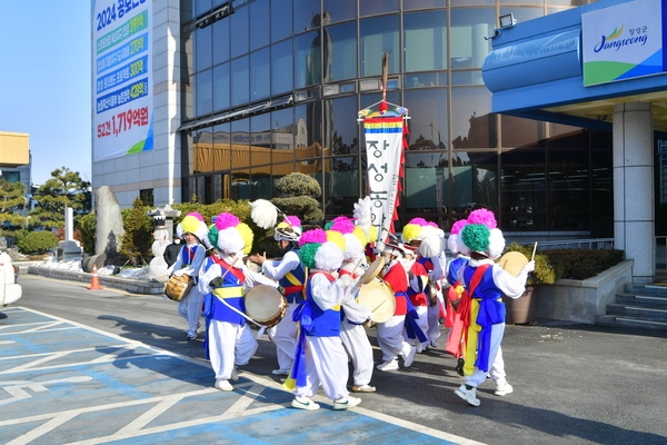 장성국악협회 정월대보름 길굿행사